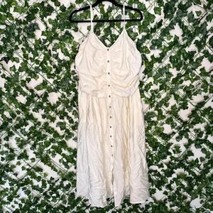New future collective white maxi dress